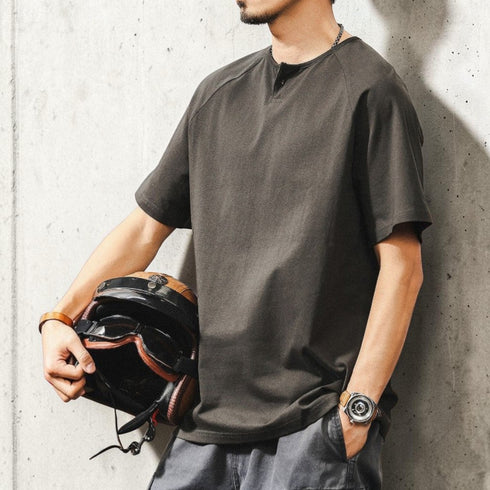 ラグランスリーブ半袖Tシャツ P2085