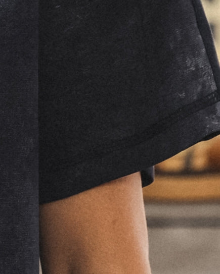 Washed Color Split Neck Short Sleeve T-Shirt P1421