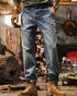 Retro Distressed Loose Fit Jeans P1324