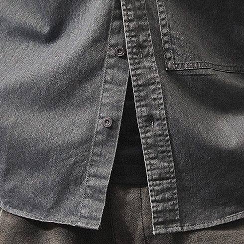 Casual Shirt Versatile Long-Sleeve P1265