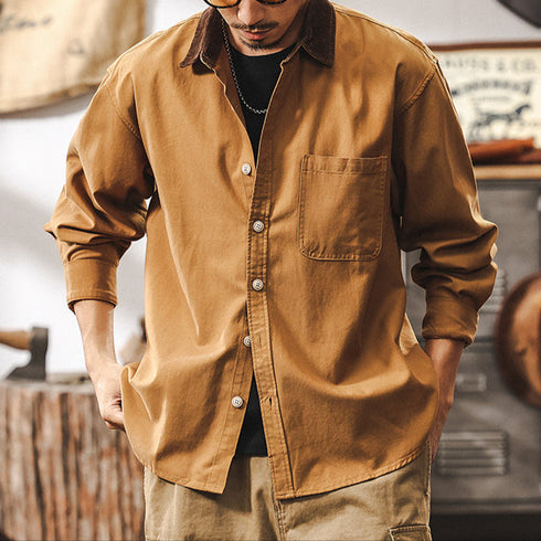 Lycelle Retro Draped Long Sleeve Shirt P1261