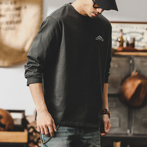 T-shirt Men's Long-sleeved P0911