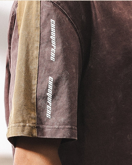 Shadow Print Relaxed Short Sleeve T-Shirt P1442