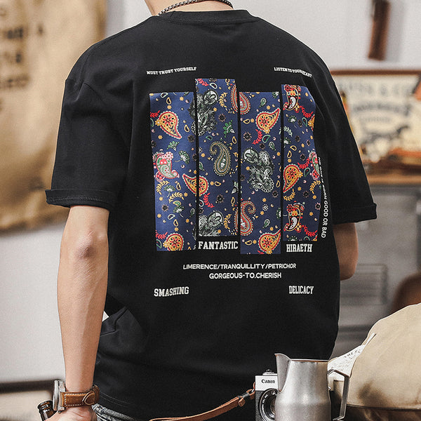 Loose Ethnic Style Half-sleeved P0944