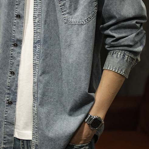 Denim Jacket Oversize Shirt P1028