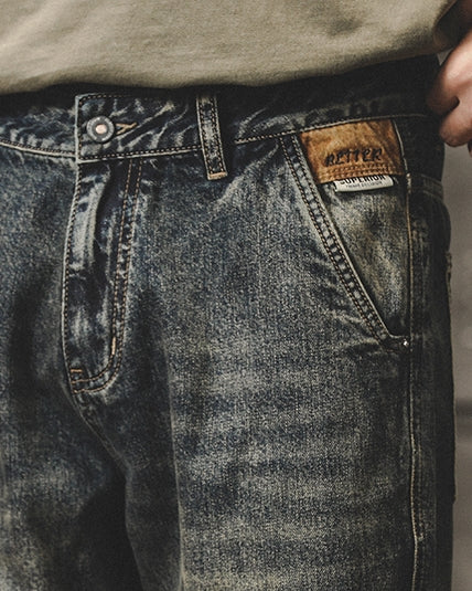 Contrast Pocket Denim Jeans P1540