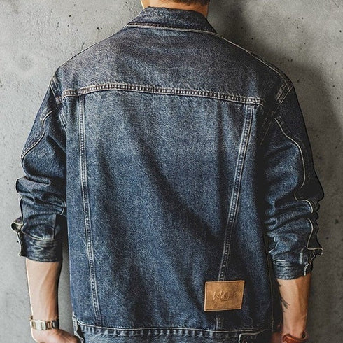 ヴィンテージウォッシュデニムジャケット P2030