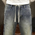 Oversize Denim Trousers Straight Casual P1013