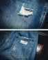 【BLUE LABEL】Ripped Straight Jeans P0019.
