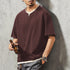 【OUTLET/即納】キーネックレイヤード半袖Tシャツ P2024