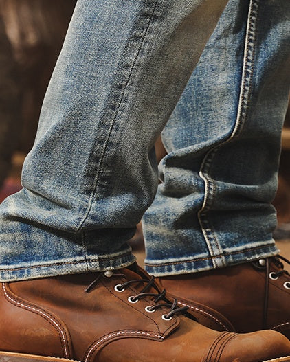 Vintage Slim Straight Jeans P1285