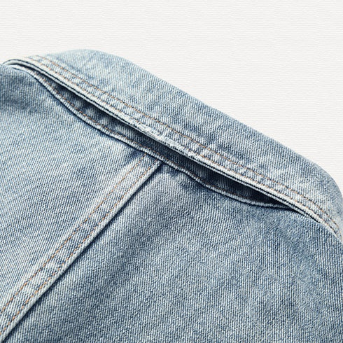 Summer Denim Shirt Short-sleeved P1017