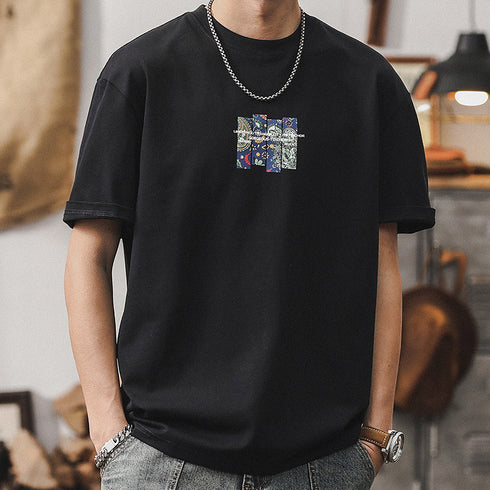 Loose Ethnic Style Half-sleeved P0944