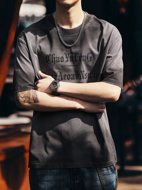 Smoky Gothic Logo Short Sleeve T-Shirt P1367