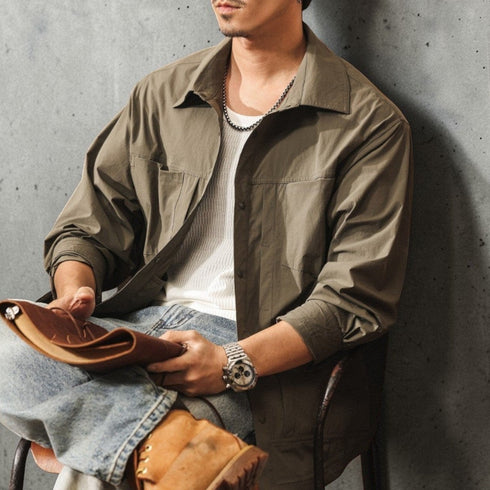 ダブルポケットワークシャツ P2017