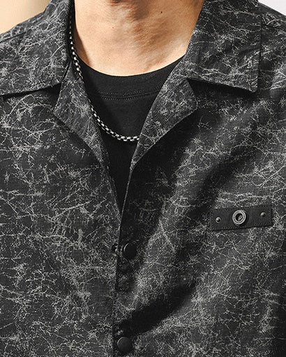 【OUTLET/即納】Three-dimensional Zipper Pockets Shirt P1293