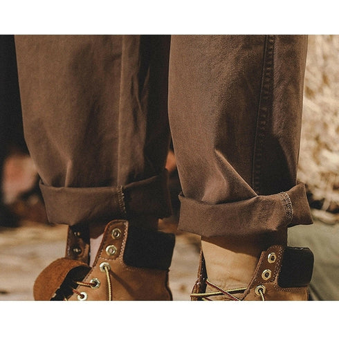 Dark Color Casual Long Pants P0306