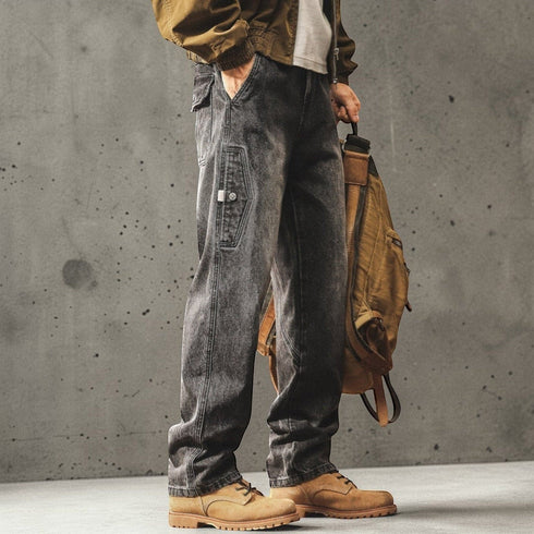 ヴィンテージウォッシュデニムパンツ P1991