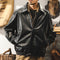 Motorcycle Style Leather Jacket P1218