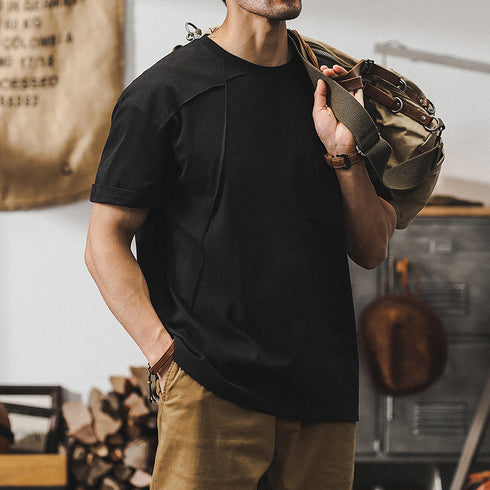 Loose Large Size Half-sleeved T-shirt P0968