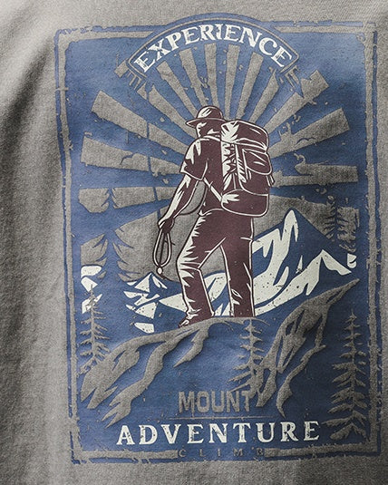 Retro American Long Sleeve Tee P1303