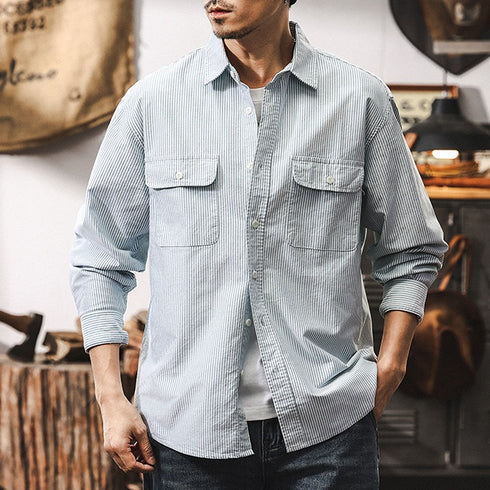 Oxford Striped Shirt P1244