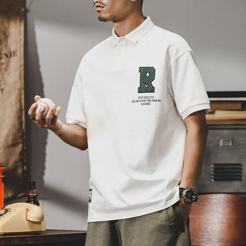 Casual Polo Shirt Half-sleeved P0969