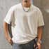【OUTLET/即納】ラウンドネックドロップショルダーTシャツ P2083