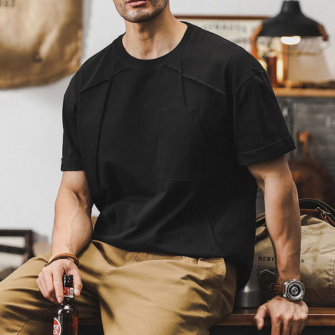 Loose Large Size Half-sleeved T-shirt P0968