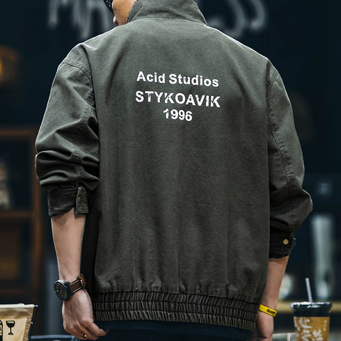 Printed American Casual Jacket P1180