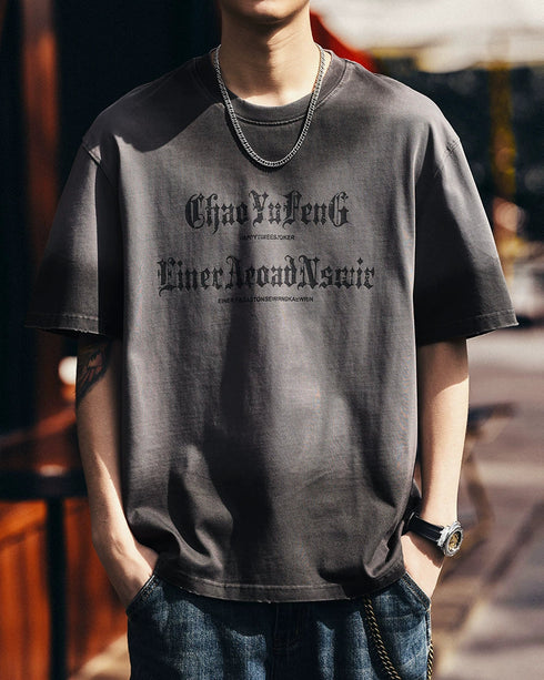Smoky Gothic Logo Short Sleeve T-Shirt P1367