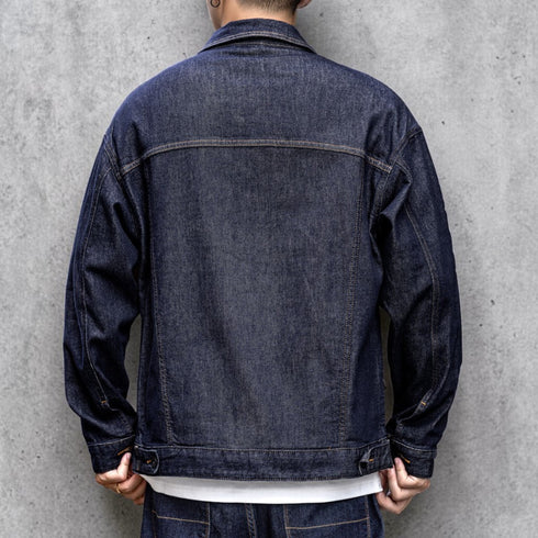 デザインポケットデニムジャケット P2050