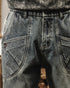 Angled Pocket Denim Jeans P1550