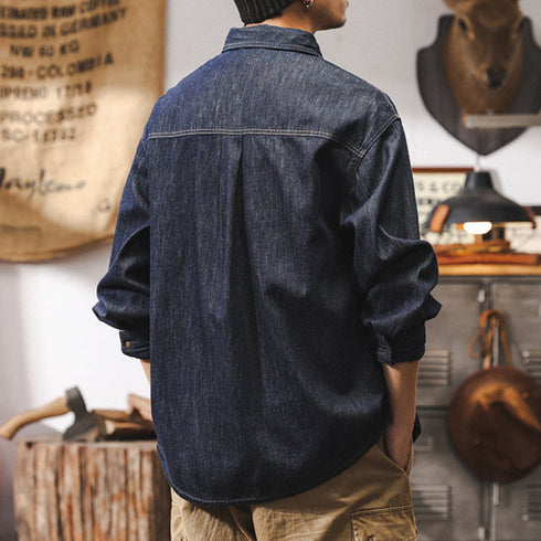 Retro American Denim Workshirt P1259