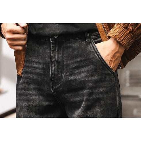 Vintage Black Denim Pants P1905