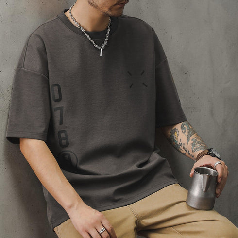 【OUTLET/即納】フロントナンバープリント半袖Tシャツ P2182