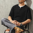 【OUTLET/即納】キーネックレイヤード半袖Tシャツ P2024