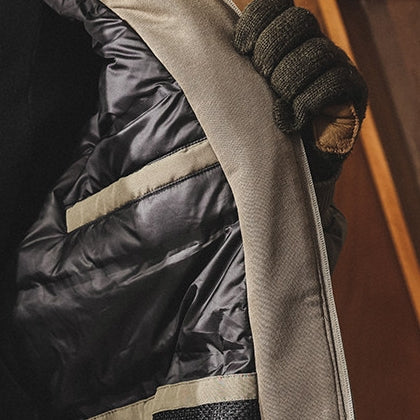 Military Touch Hooded Down Jacket P1897