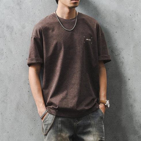 フロントバックプリント半袖Tシャツ P2069