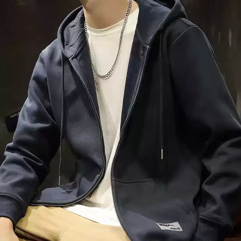 Minimal Line Zip Hoodie P1063