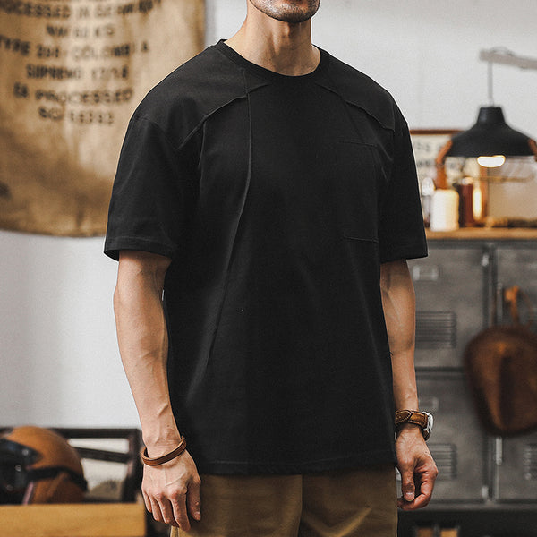 Loose Large Size Half-sleeved T-shirt P0968