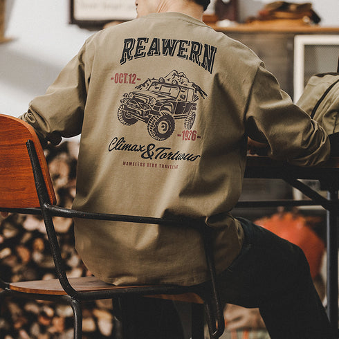 T-shirt Men's Long-sleeved P0911