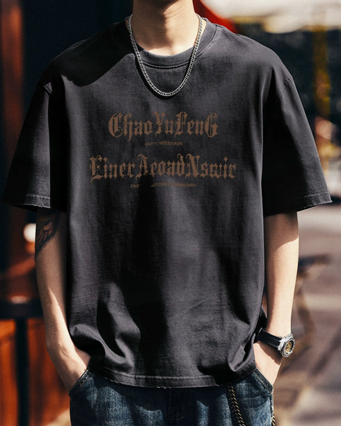 Smoky Gothic Logo Short Sleeve T-Shirt P1367