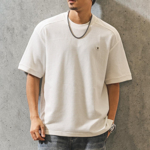 【OUTLET/即納】ワッフルパッチTシャツ P2049
