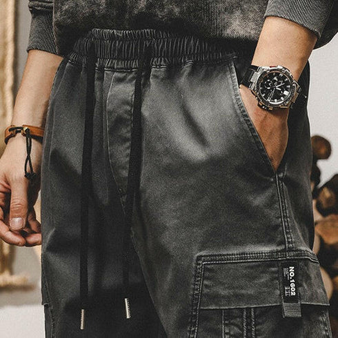 【OUTLET/即納】Loose Straight Casual Pants Men's P0717