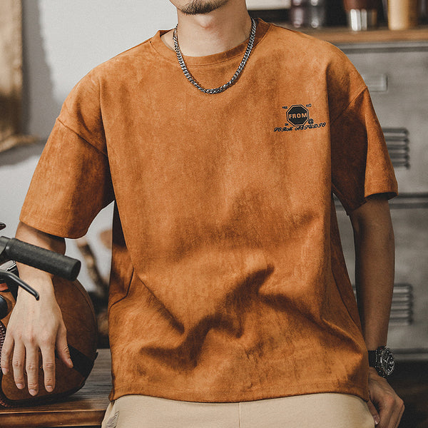 American Retro Men's T-shirt Short-sleeved P0919