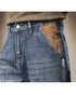 Vintage Patch Pocket Denim Jeans P0289