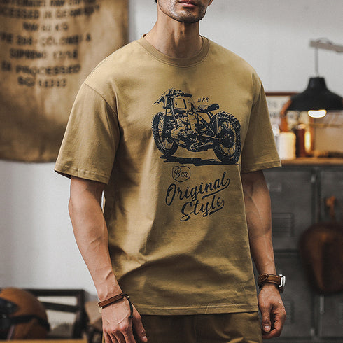 American Retro Short-sleeved Men's P0907