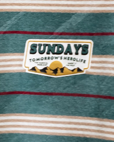 Multi Line Casual T-Shirt P1332