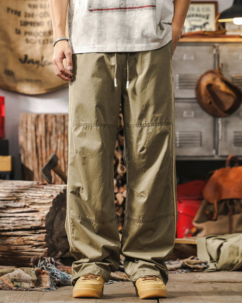 Simple Utility Design Cargo Pants P1320